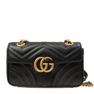GUCCI Marmont matelassé mini bag 446744 DTDIT 1000
