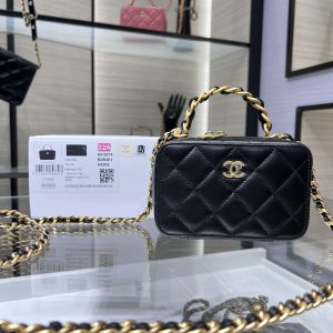Chanel Vanity With Chain Black Bag For Women 9cm/3.5in AP2920 B08811 94305