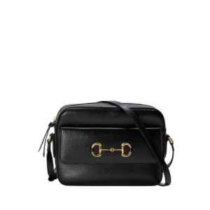 GUCCI HORSEBIT 1955 SMALL SHOULDER BAG BLACK 22.5CM 645454 1DB0G 1000