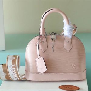 Louis Vuitton Alma BB Epi Quartz White For Women, Women's Handbags, Shoulder And Crossbody Bags 23.5cm/9.3in LV