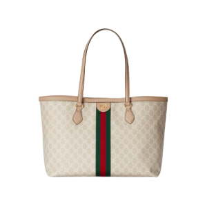 GUCCI OPHIDIA MEDIUM TOTE WITH WEB BEIGE 631685 UULAG 9682