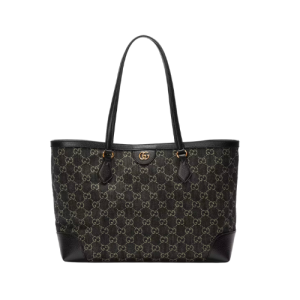 GUCCI OPHIDIA MEDIUM TOTE WITH WEB BLACK 631685 UN3BG 1274