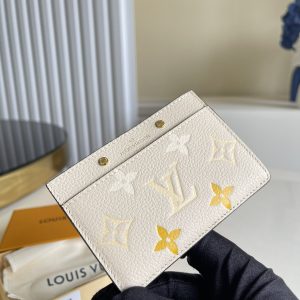 Louis Vuitton Card Holder Monogram Empreinte For Women, Women's Wallet 4.3in/11cm LV