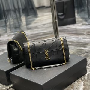 Saint Laurent Jamie Medium Chain Bag Black For Women, Women's Bags 9.8in/25cm YSL