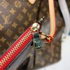 Louis Vuitton Neverfull GM Tote Bag Monogram Canvas Red For Women, Women’s Handbags, Shoulder Bags 15.7in/40cm LV M41181