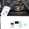 Chanel 19 Handbag 26cm Black For Women AS1160 B04852 94305