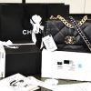Chanel 19 Handbag 26cm Black For Women AS1160 B04852 94305
