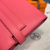 Hermes Kelly Wallet To Go Woc Pink With Gold Toned Hardware Bag For Women 8.2in/21cm
