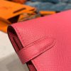 Hermes Kelly Wallet To Go Woc Pink With Gold Toned Hardware Bag For Women 8.2in/21cm