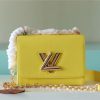 Louis Vuitton Twist PM Epi Yellow For Women, Women's Handbags, Shoulder And Crossbody Bags 7.5in/19cm LV
