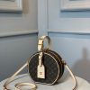 Louis Vuitton Petite Boite Chapeau Monogram Canvas For Women, Women's Handbags, Shoulder And Crossbody Bags 6.9in/17.5cm LV M43514