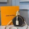 Louis Vuitton Petite Boite Chapeau Monogram Canvas For Women, Women's Handbags, Shoulder And Crossbody Bags 6.9in/17.5cm LV M43514