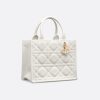 Christian Dior Small Dior Book Tote Bag Latte For Women M1325OWHP_M030 - 26.5 Cm/ 10.5 Inches