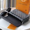 Louis Vuitton Studio Messenger Damier Graphite Gray For Men, Men's Bags, Shoulder And Crossbody Bags 9.3in/25.3cm LV N50013