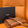 Saint Laurent Manhattan Small Shoulder Bag Brown For Women 9.4in/24cm YSL 6756260SXPW6362