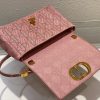 Christian Dior Medium Dior Caro Bag Pink, For Women, Women’s Handbags 27.5cm/10.8in CD