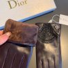 Dior Gloves In Dark Purple