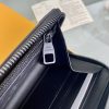 Louis Vuitton Zippy Wallet Trunk Monogram Eclipse For Men, Men's Wallet 7.7in/19.5cm LV M80558