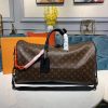 Louis Vuitton Keepall Bandouliere 50 Monogram Solar Ray Canvas Black/Orange By Virgil Abloh For Men, Men's Bags, Travel Bags 19.7in/50cm LV M44471