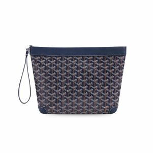 Goyard Conti Pouch Navy Blue For Women‎ 9.4in/24cm CONTIPPMLTY12CL12P