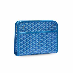 Goyard Jouvence MM Toiletry Bag Blue For Women‎ 9.6in/24.5cm JOUVENMMLTY10CL10P