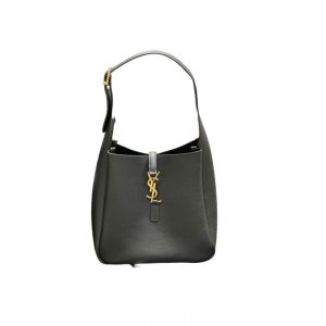 Saint Laurent Le 5 A 7 Soft Small Black/Yellow/Burgundy For Women‎ 9in/23cm 713938AAAUQ1000