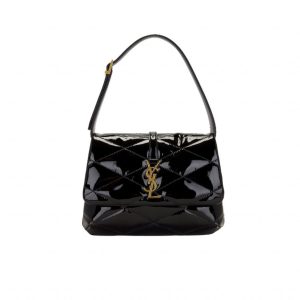 Saint Laurent Le 5a7 Shoulder Bag Black For Women‎ 9.4in/24cm SLAU-WY2177
