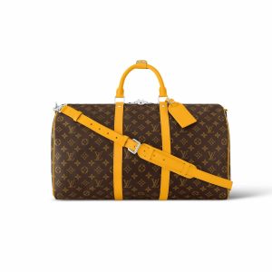 Louis Vuitton Keepall Bandoulière 50 Bag Yellow For Men 19,7in/50cm M46771