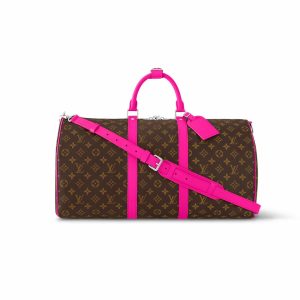 Louis Vuitton Keepall Bandoulière 50 Bag Pink For Women 19,7in/50cm M46773