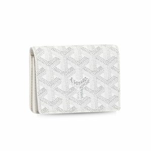 Goyard Malesherbes Card Wallet White For Women‎ 4in/10.2cm MALESHPMLTY50CL50X