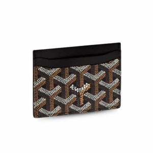Goyard Saint-Sulpice Card Wallet Black For Women‎ 4.1in/10.5cm STSULPPMLTY01CL01X