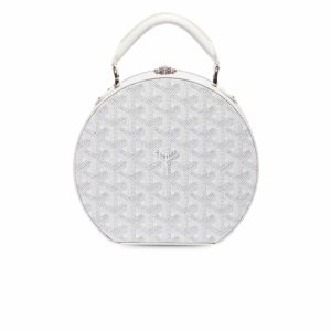 Goyard The Alto Hatbox Trunk Bag White For Women‎ 7.1in/18cm ALTOC2PMLTY50CL50P