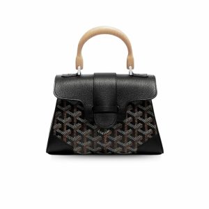 Goyard Saïgon Souple Mini Bag Black For Women‎ 7.9in/20cm SAIGONMINTY01CL01P