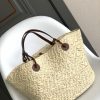 Loewe Anagram Basket Bag Beige/Brown For Women 18.1in / 46cm A223T43X02