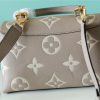 Louis Vuitton Madeleine BB Monogram Empreinte Dove Gray/ Creme Beige For Women, Women's Handbags, Shoulder and Crossbody Bags 9.4in/24cm LV