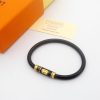 Louis Vuitton Rope Bracelet Black For Men
