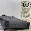 Loewe Buckle Horizontal Tote In Anagram Jacquard Black For Women 14.4in / 36.5cm B692K96X02