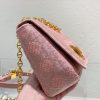 Christian Dior Medium Dior Caro Bag Pink, For Women, Women’s Handbags 27.5cm/10.8in CD