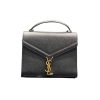 Saint Laurent Cassandra Medium Top Handle Bag Black/Brown For Women‎ 9.6in/24.5cm 623931BOW0W1000