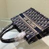 Christian Dior Small Dior Book Tote Blue, For Women, Women’s Handbags 26.5cm/10.5in CD M1265ZRIW_M928