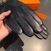 Hermes Soya Gloves In Black