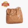[True-to-ORIGINAL] Chanel 22 Bag Camel For Women AS3261 B08037 NU907 - 16.4 Inches/42 Cm