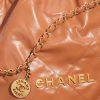 [True-to-ORIGINAL] Chanel 22 Bag Camel For Women AS3261 B08037 NU907 - 16.4 Inches/42 Cm