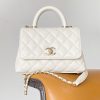 Chanel Coco Handle Mini Bag White For Women 5,1in/13cm