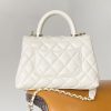 Chanel Coco Handle Mini Bag White For Women 5,1in/13cm