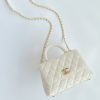 Chanel Coco Handle Mini Bag White For Women 5,1in/13cm