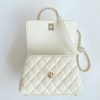 Chanel Coco Handle Mini Bag White For Women 5,1in/13cm