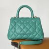 Chanel Coco Handle Mini Bag Green For Women 5,1in/13cm