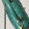 Chanel Coco Handle Mini Bag Green For Women 5,1in/13cm