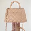 Chanel Coco Handle Mini Bag Nude For Women 5,1in/13cm